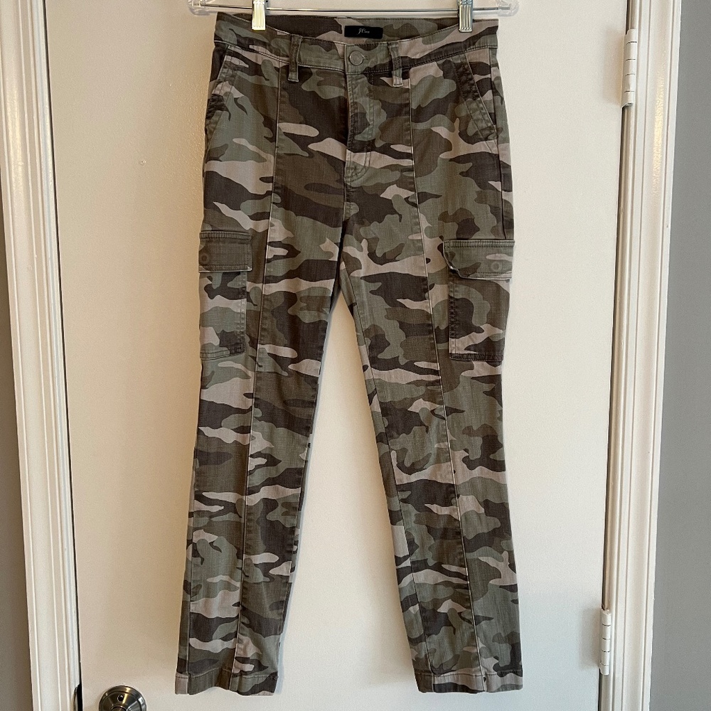 J Crew Vintage Straight Cargo Camp Pants - Size 27
